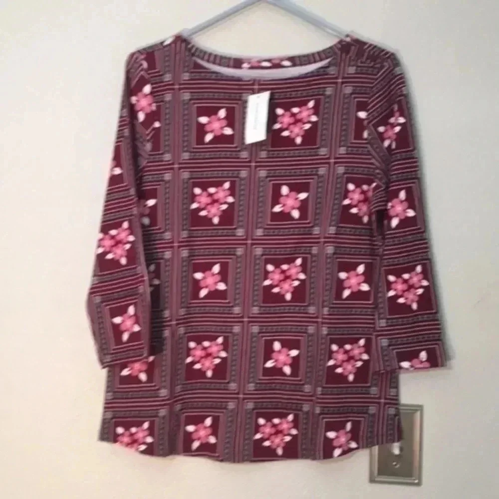 charter club ladies blouse M